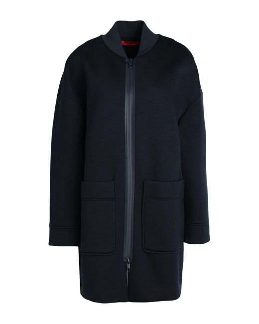 MAX&Co. Blue Overcoat & Trench Coat