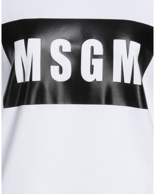 MSGM White Sweatshirt
