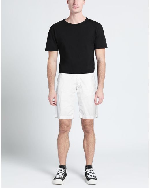 Mason's White Shorts & Bermuda Shorts for men