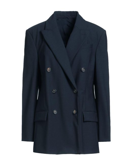 Brunello Cucinelli Black Midnight Blazer Virgin Wool, Polyamide, Elastane