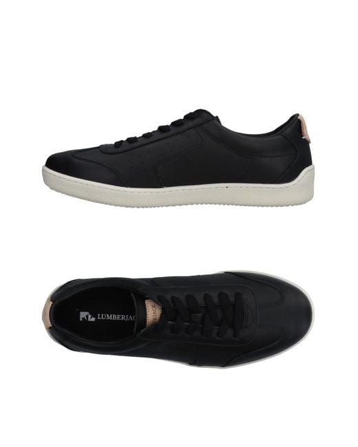 Lumberjack Black Sneakers Soft Leather for men