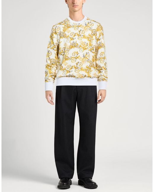 Versace Jeans Couture Metallic Sweatshirt Cotton for men