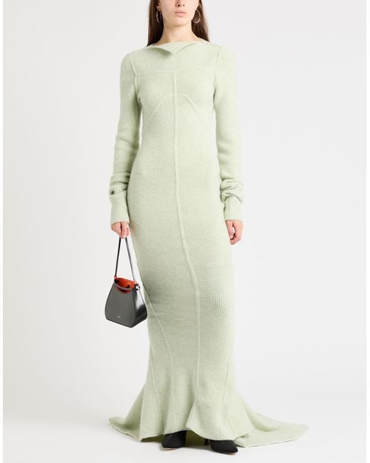 Rick Owens White Maxi Dresses