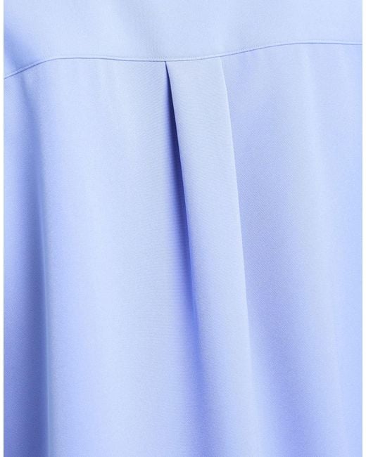 Robert Friedman Blue Lilac Midi Dress Polyester, Elastane