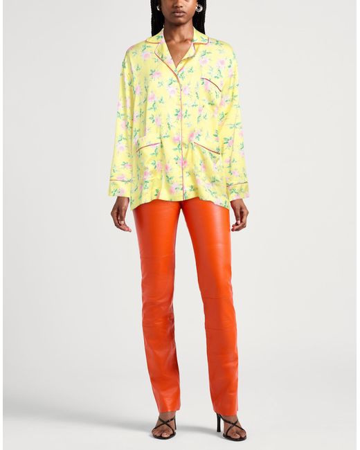 MSGM Yellow Shirt Polyester