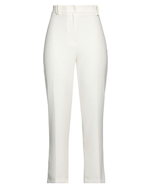 HEBE STUDIO White Pants
