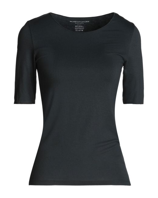 Majestic Filatures Black T-shirt