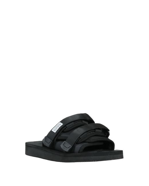 Suicoke Black Sandals for men