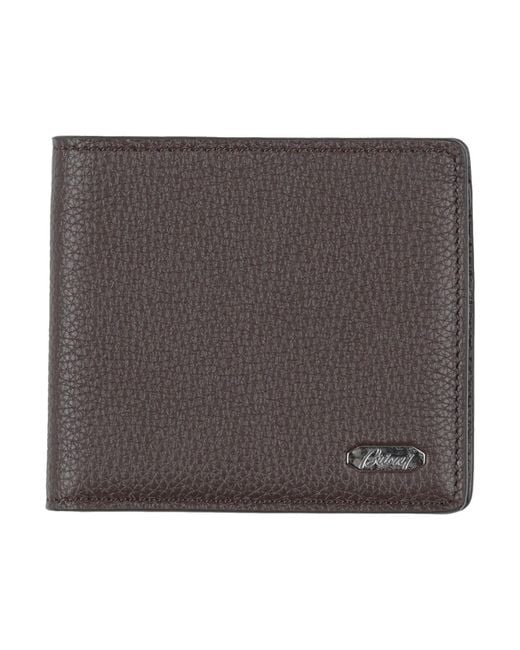Brioni Gray Wallet for men