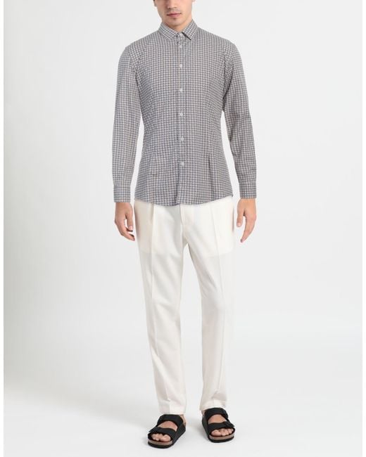 Daniele Alessandrini Gray Shirt for men