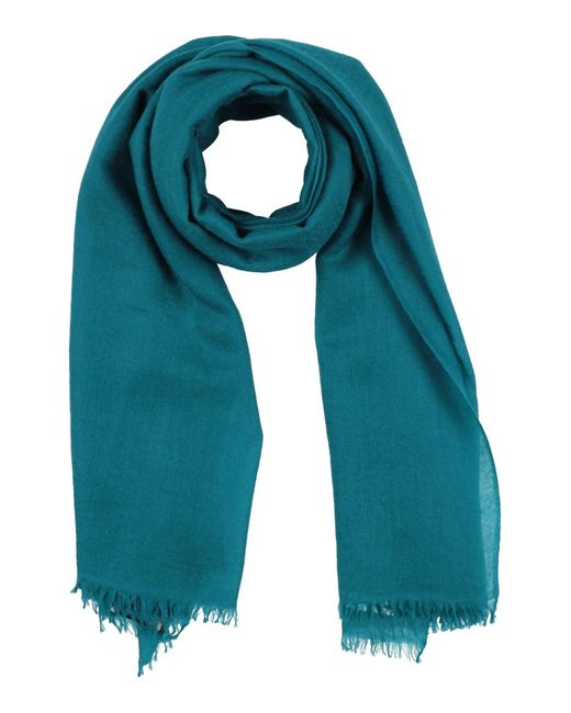 Isabel Marant Blue Deep Jade Scarf Cashmere