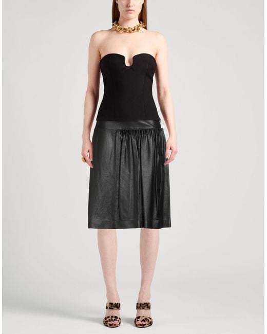 Ferragamo Black Midi Skirts