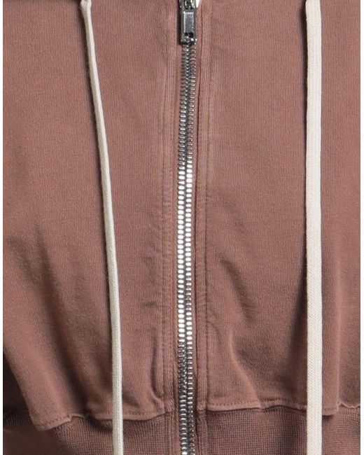 Rick Owens Brown Sweatshirt