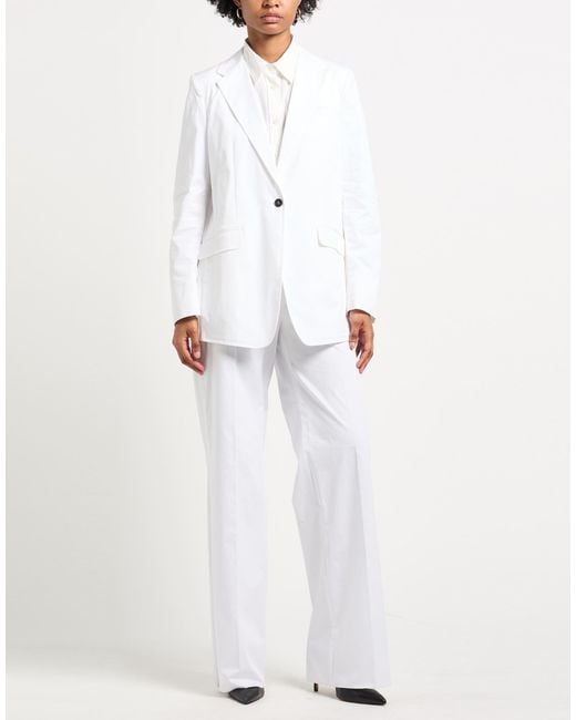 Massimo Alba White Suit