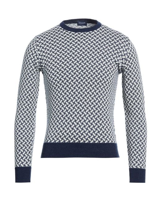Drumohr Blue Sweaters for men