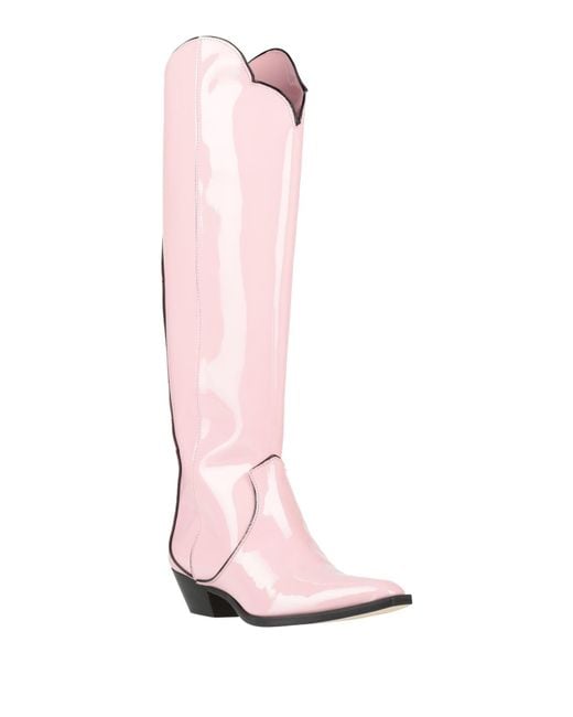 MSGM Pink Stiefel