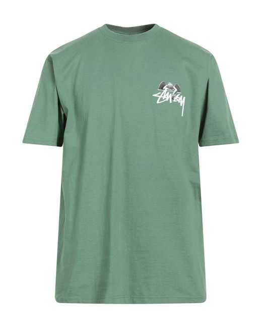 Stussy T-shirts in Green für Herren