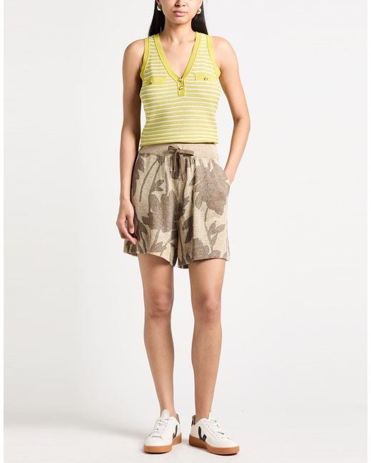 Brunello Cucinelli Natural Shorts & Bermuda Shorts