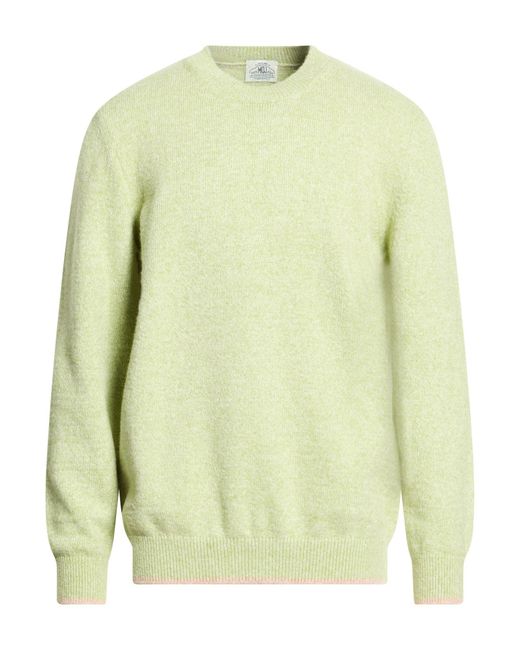 M.Q.J. Yellow Light Sweater Viscose, Polyamide for men