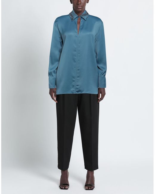 Agnona Blue Top