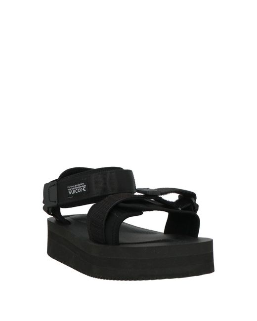 Suicoke Black Sandals