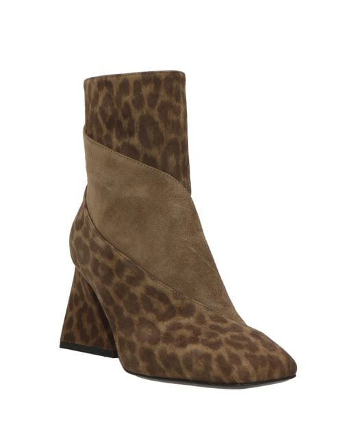 Pollini Brown Ankle Boots