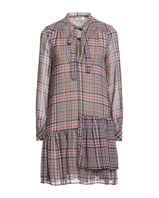 Liu Jo Purple Mini-Kleid