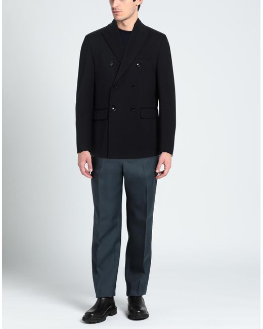 Liu Jo Blue Blazer Viscose, Polyamide, Elastane for men
