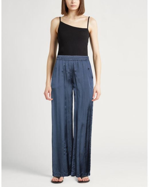 Aspesi Blue Pants Viscose