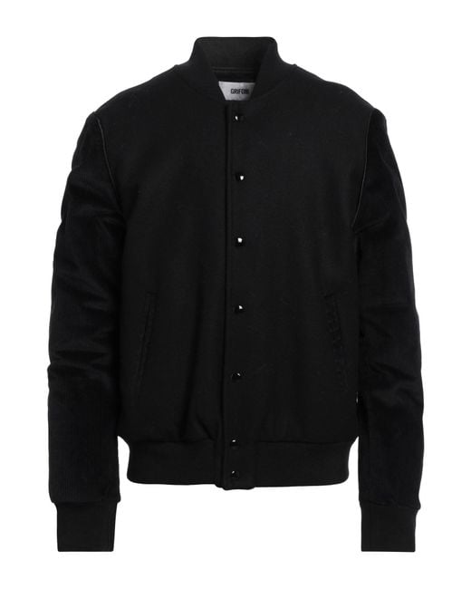 Grifoni Black Jacket Wool, Polyamide, Cotton, Elastane for men