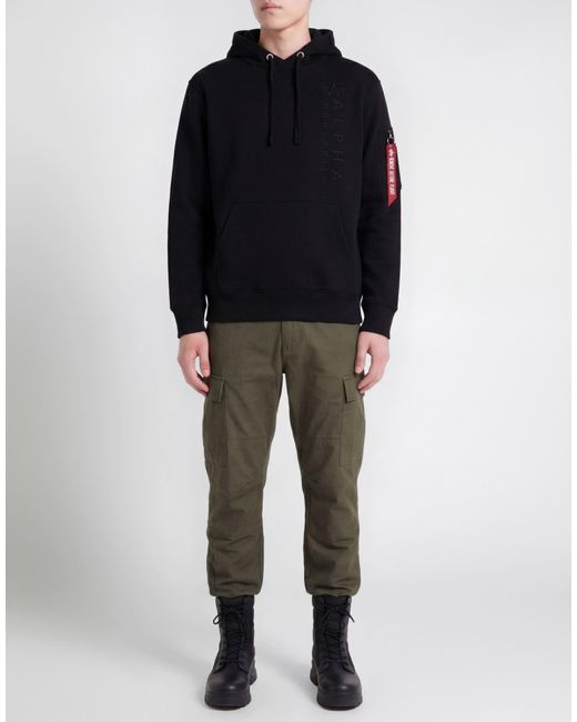 Alpha Industries Black Sweatshirts for men