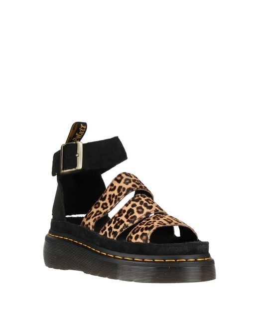 Dr. Martens Black Sandals Leather