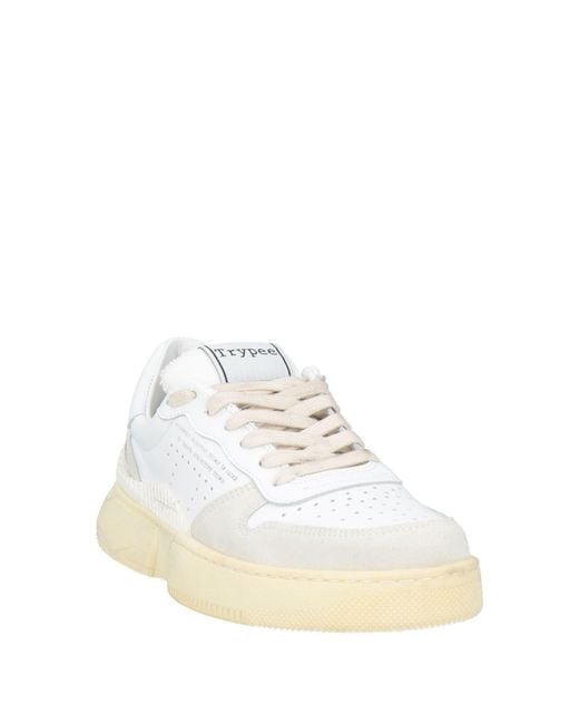 TRYPEE White Sneakers Leather