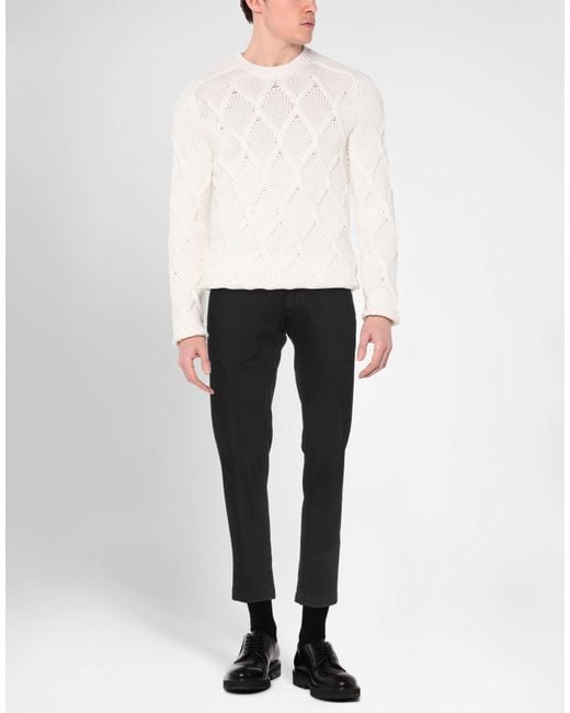 Michael Coal Black Trouser for men