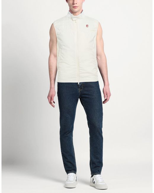 Conte Of Florence White Gilet for men