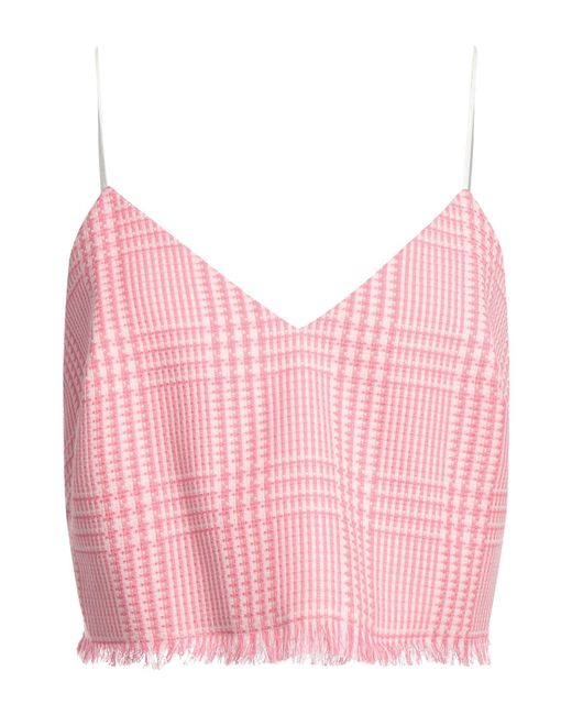 Ballantyne Pink Top Cotton, Wool, Elastane