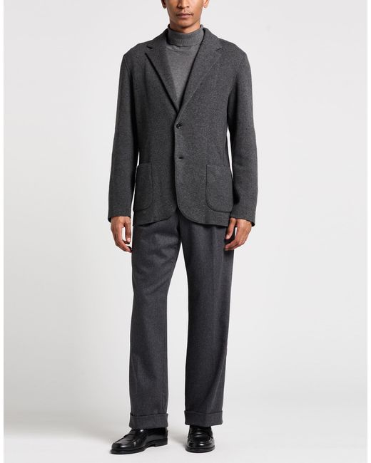 Lardini Black Blazer Cashmere for men