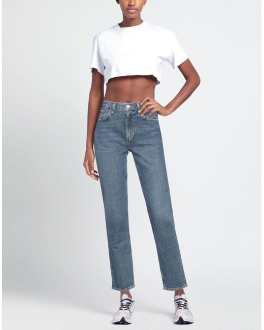 Agolde Blue Jeans Organic Cotton, Elastane