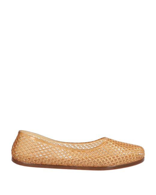 Ancient Greek Sandals Natural Ballet Flats