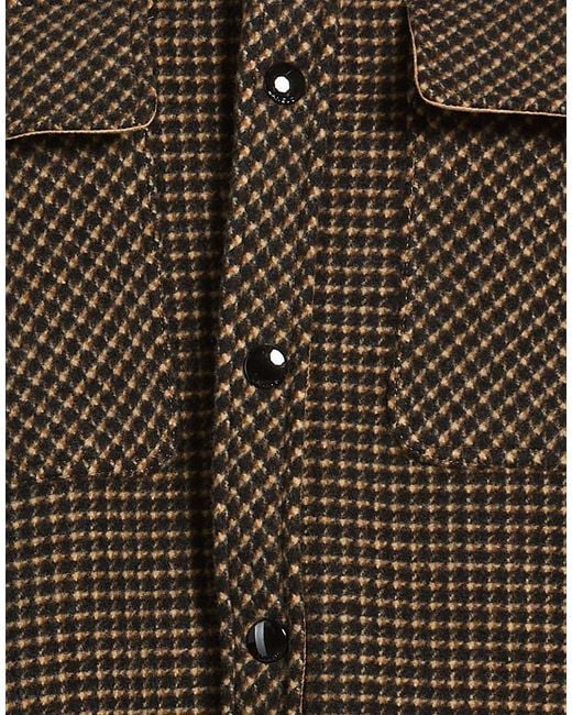Laneus Brown Jacket Virgin Wool for men