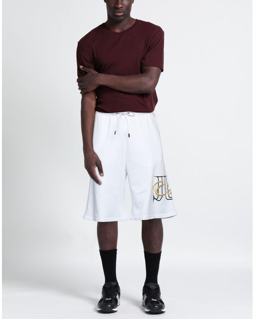 Just Cavalli White Shorts & Bermuda Shorts for men