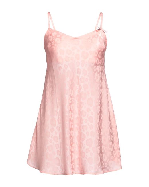 Moschino Pink Slip Dress Acetate, Silk