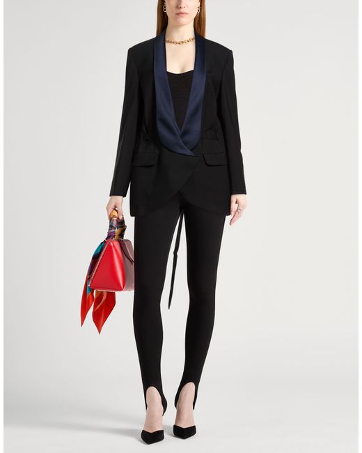 Christopher Esber Black Blazer Wool, Elastane