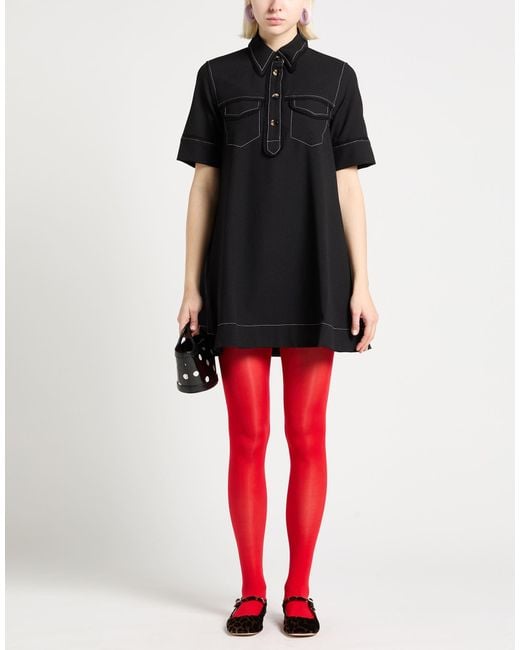 Ganni Black Mini Dresses