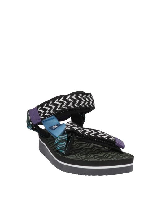 SUICOKE X MISSONI Black Sandals