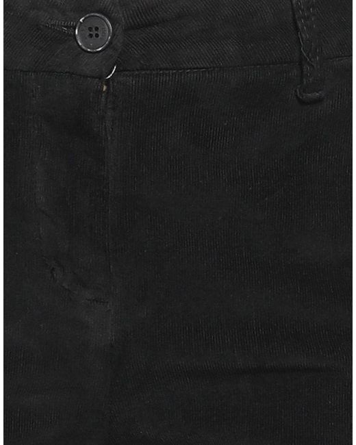 White Wise Black Pants Cotton, Elastane