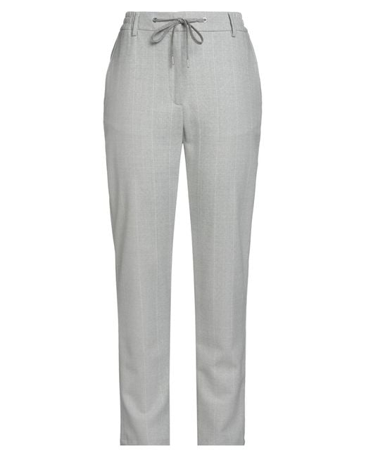 Eleventy Gray Light Pants Wool, Elastane