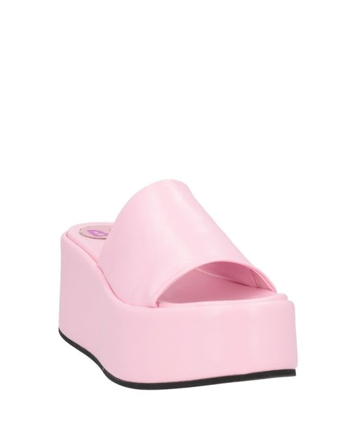 Bettina Vermillon Pink Sandals