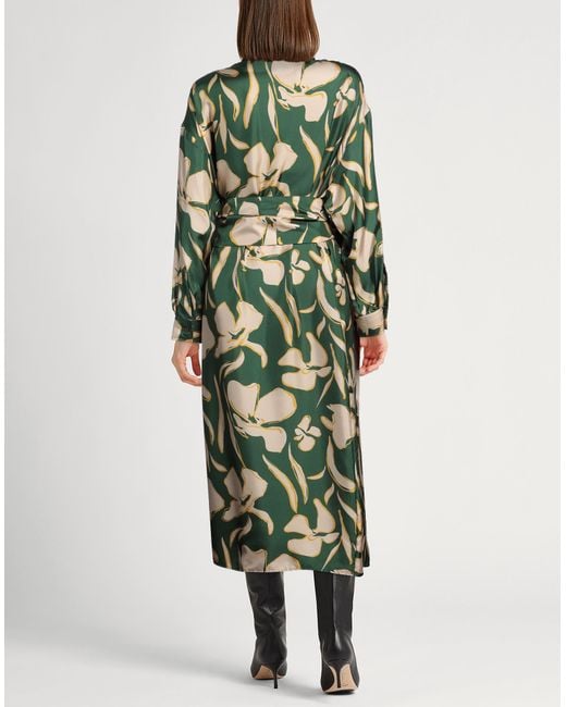 Raquel Diniz Green Maxi-Kleid