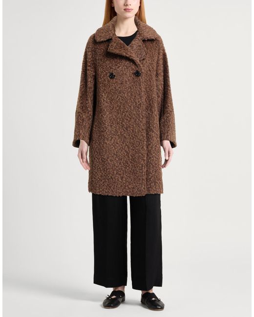 Cinzia Rocca Brown Coat